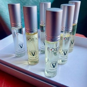 Mens fragrance samples - Eden Perfumes -  Six 10ml bottles